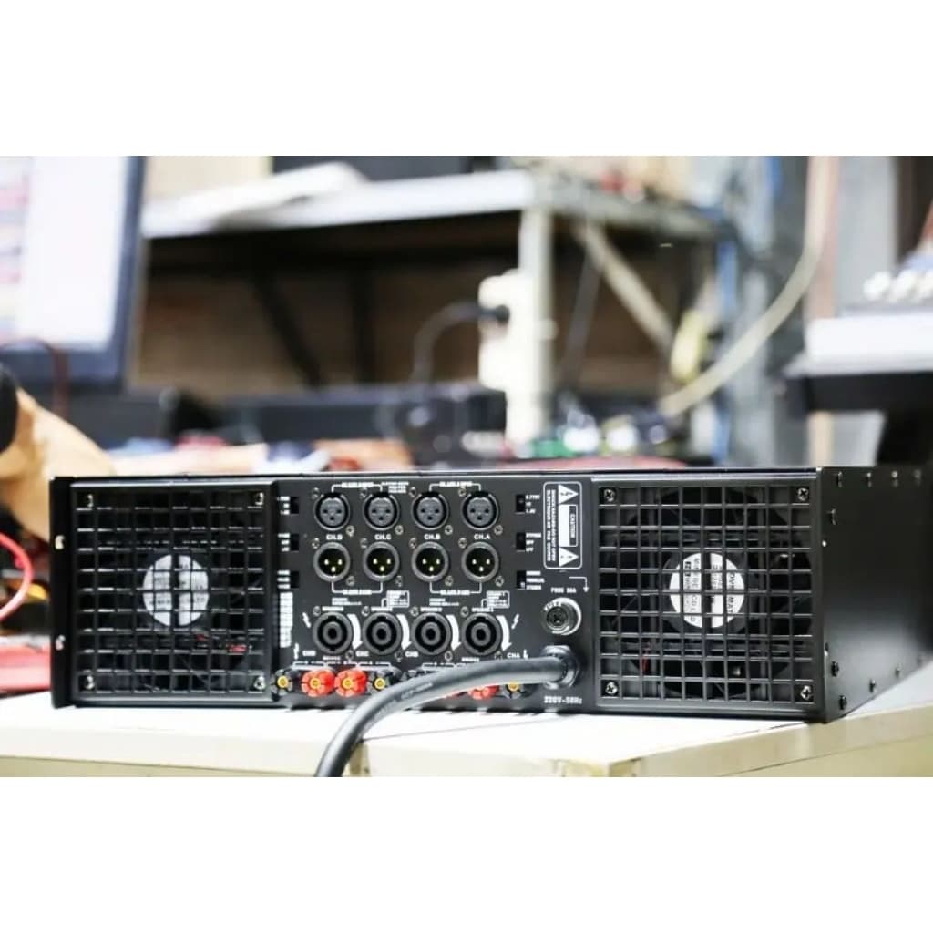 MARTIN MX-18000 Turbo (คาปาสีทอง)เพาเวอร์แอมป์ 4 ch ตัวท็อปงานกลางแจ้ง กำลังขับสูง(4*1250w 8 โอห์ม /4*2200w 4 โอห์ม) 2