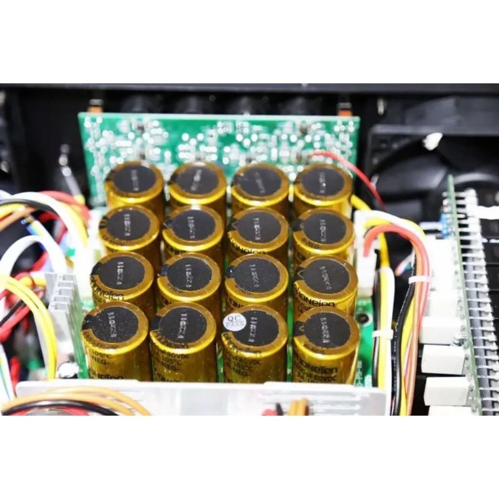 MARTIN MX-18000 Turbo (คาปาสีทอง)เพาเวอร์แอมป์ 4 ch ตัวท็อปงานกลางแจ้ง กำลังขับสูง(4*1250w 8 โอห์ม /4*2200w 4 โอห์ม) 6