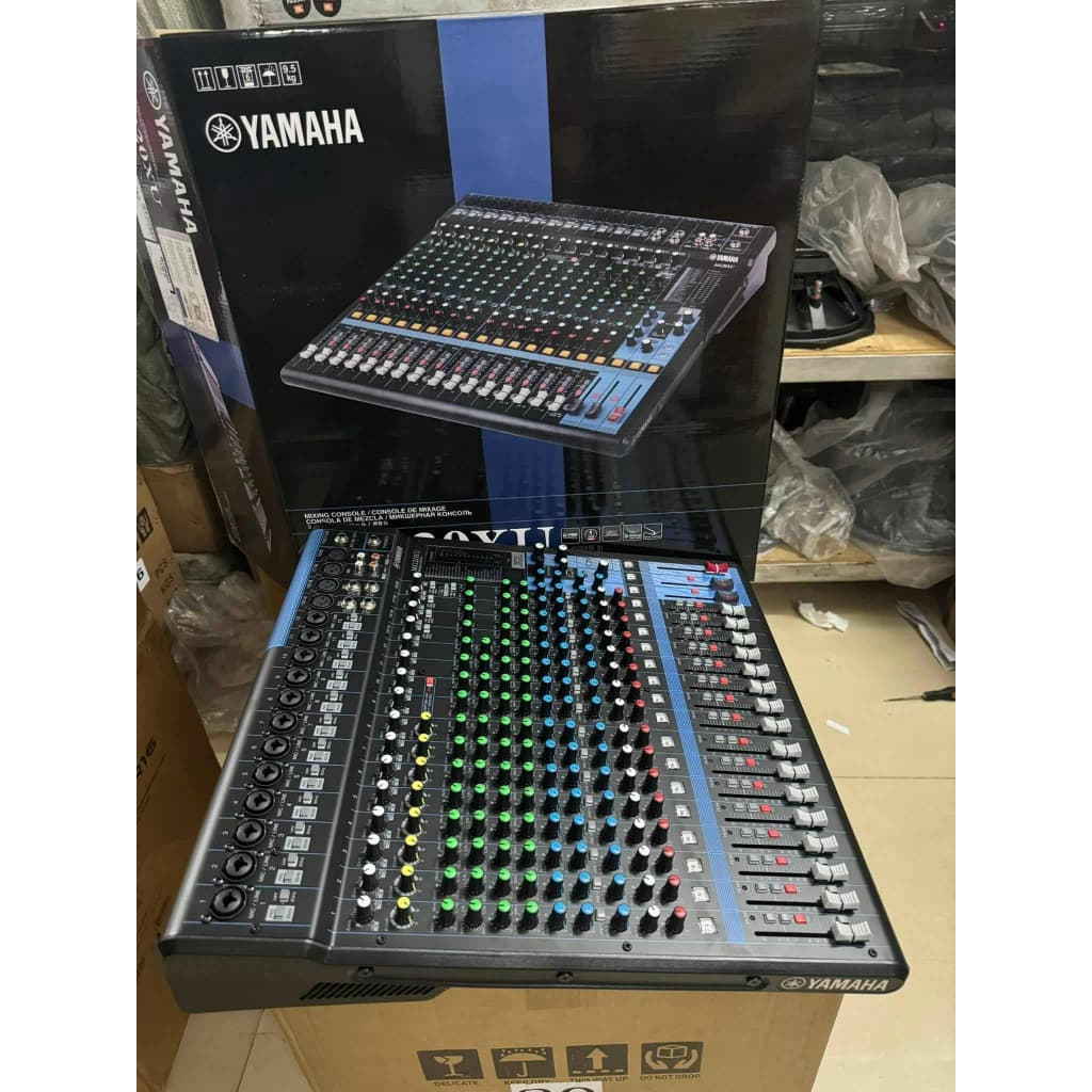 YAMAHA MG20XU มิกเซอร์อนาล็อก 20 ch รุ่นยอดนิยม โดดเด่นด้วยปรีแอมป์ไมค์ D-PRE คุณภาพสูง, เอฟเฟกต์ SPX 24 โปรแกรม และ USB