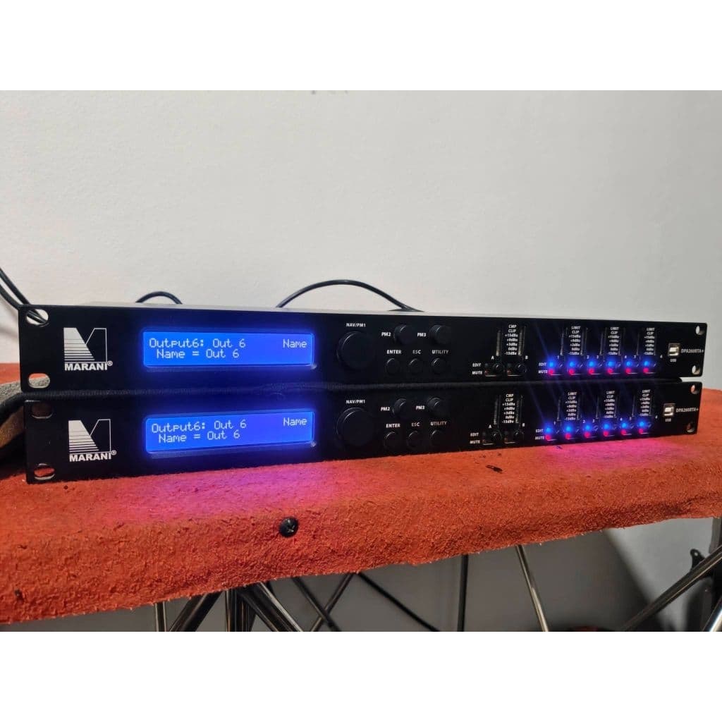 ครอสโอเวอร์ดิจิตอล Marani DPA260RTA+ (รุ่นอัปเกรด) 2 Input / 6 Output คุ้มค่า โดดเด่นด้วยการประมวลผล 96 kHz ฟังก์ชัน RTA 6